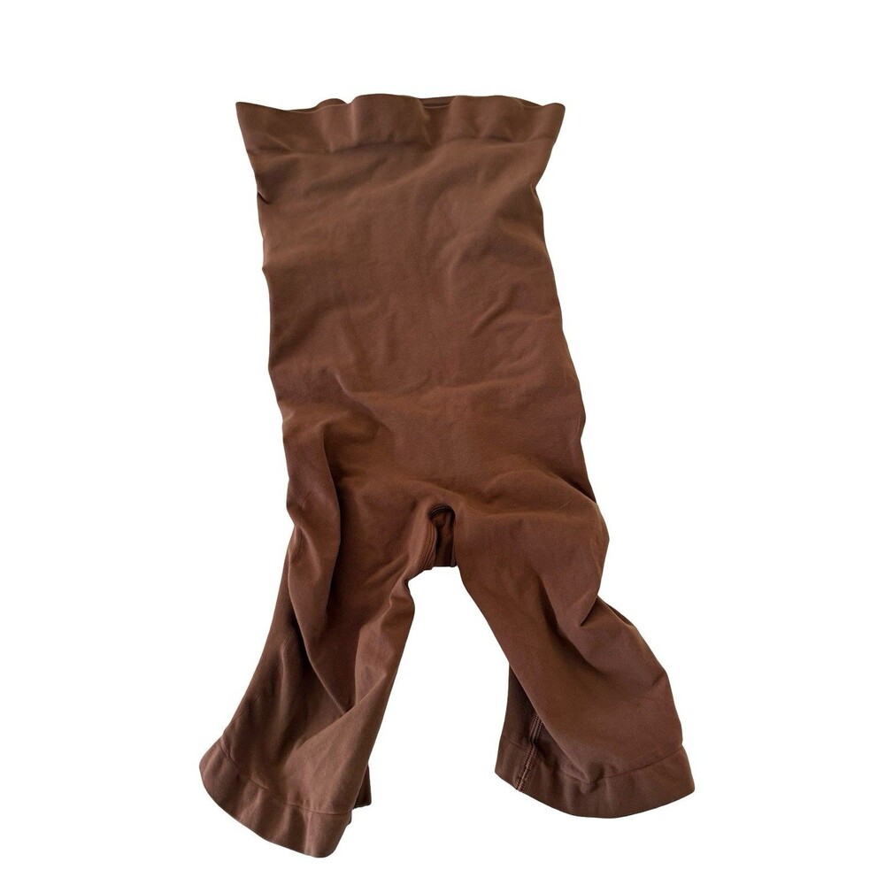 SKIMS Seamless Sculpt High Waist Above The Knee Shorts Color Sienna Bronze XL
